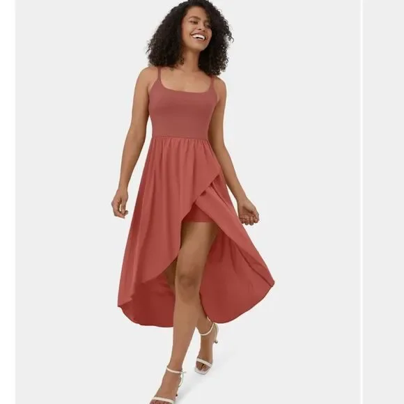 halara midi dress Women's Everyday Midi Chill Dress-La Land